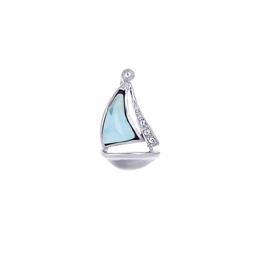 925 Sterling Silver Larimar Teardrop w Dotted Frame Earrings Hook Wire 4.9 gm