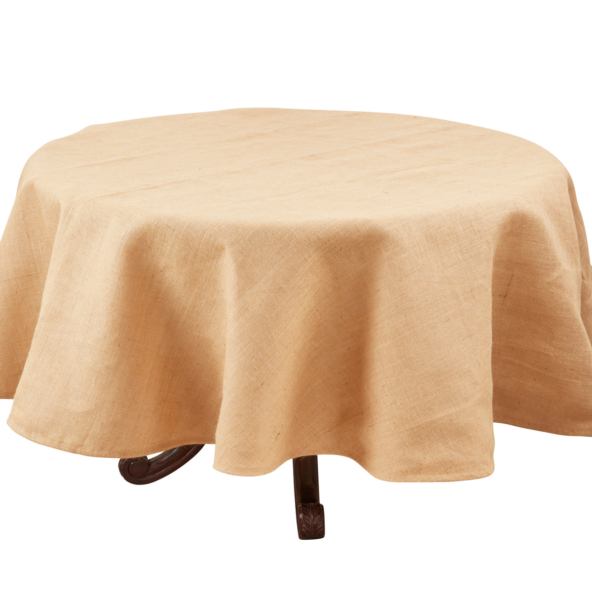 Natural Beige Burlap Tablecloth 100% Jute Woven