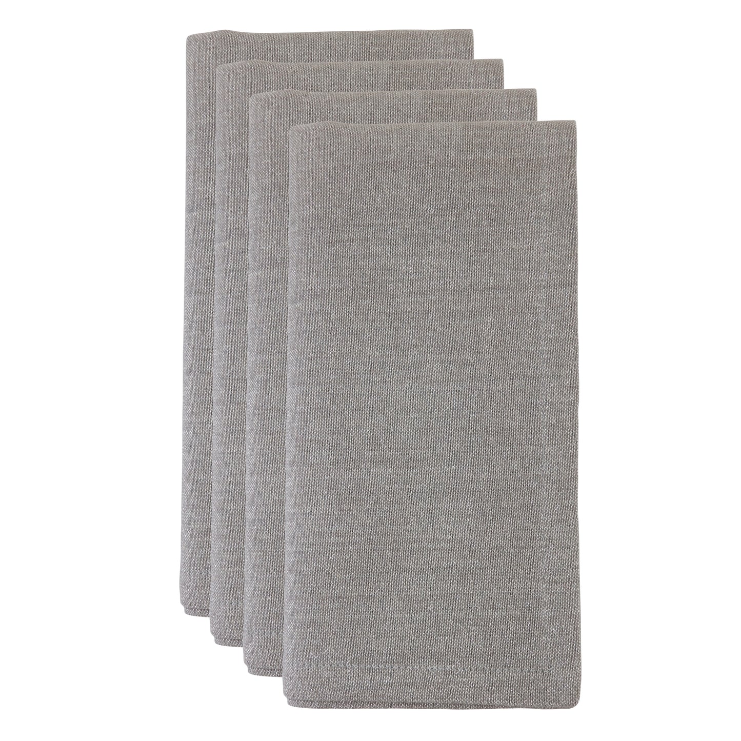 Silver Shimmer Napkins 80% cotton - 20% metallic, 18 Inch Square (4 pcs.)