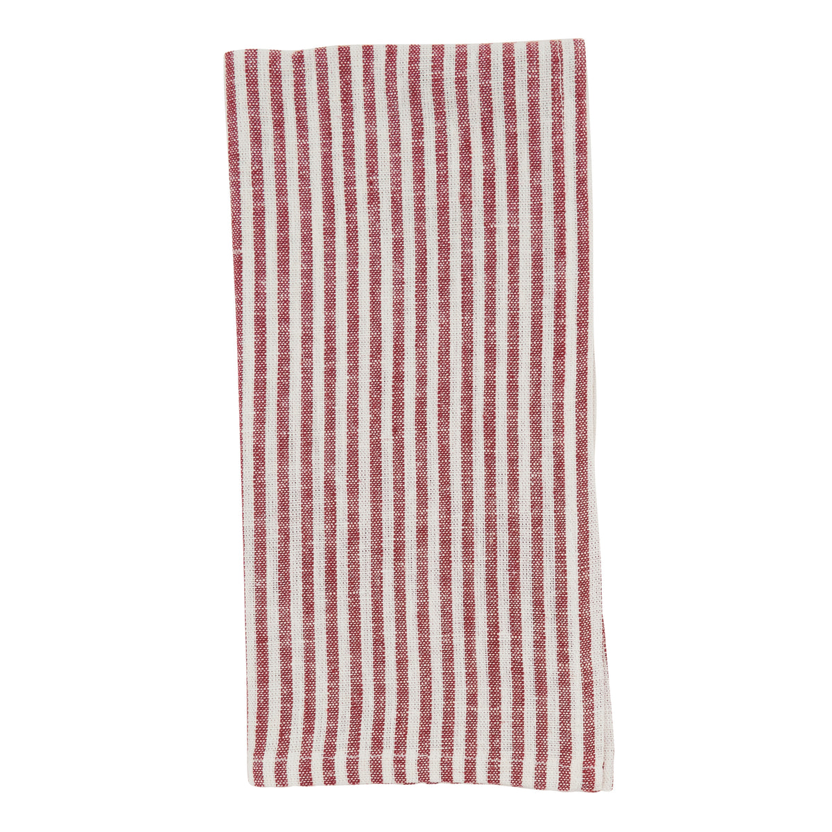 Red Striped Design Napkins 70% viscose - 30% linen, 20 Inch Square (4 pcs.)
