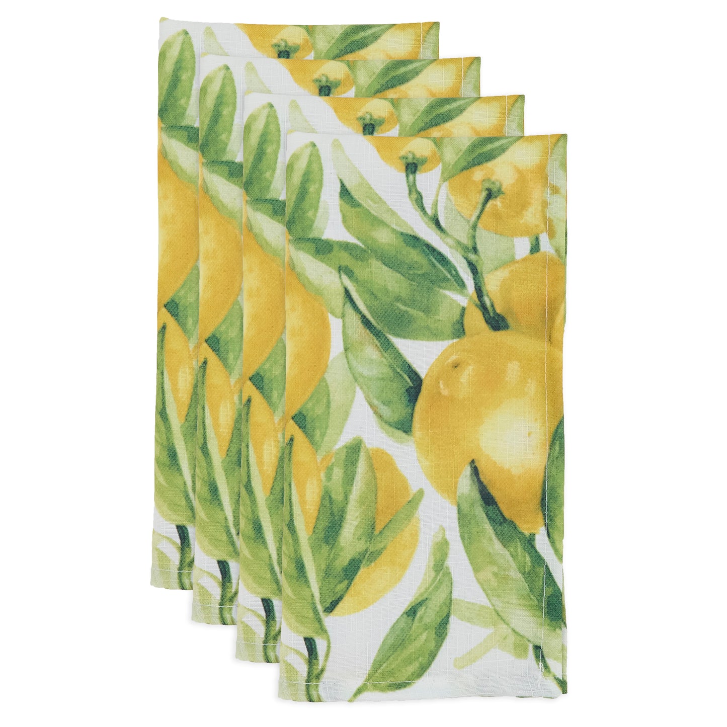 Multi Printed Lemon Napkins 100% polyester, 20 Inch Square (12 pcs.)