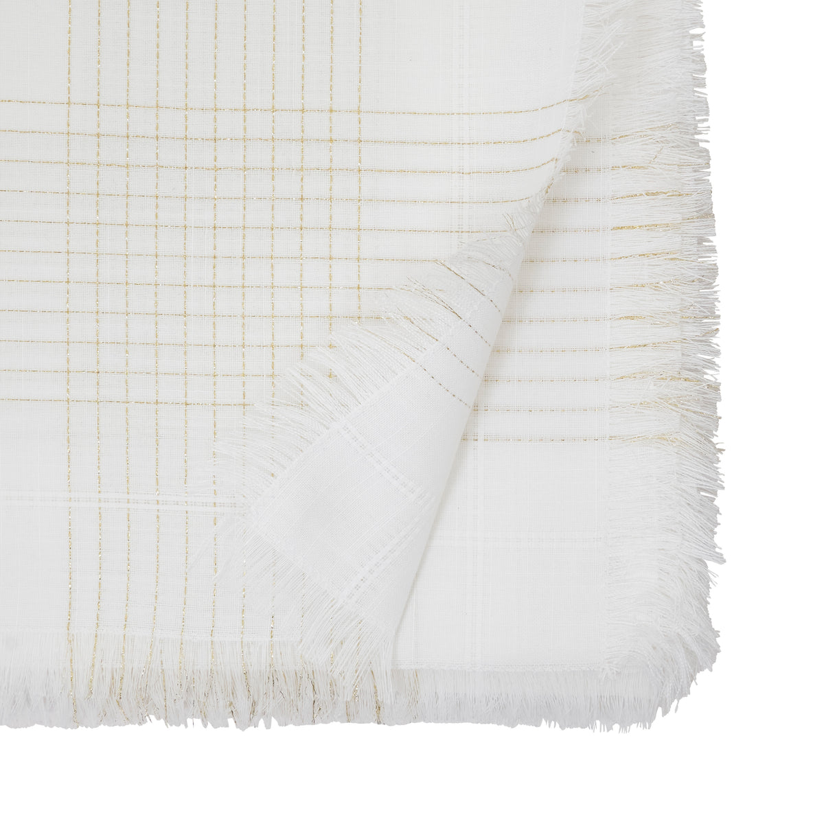 White Embroidered Border Tablecloth 100% polyester