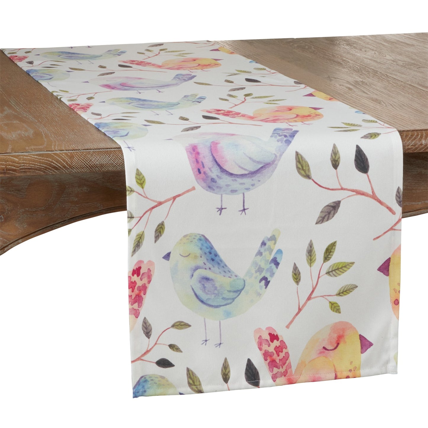 Everyday / All Season Multi Flock of Birds Table Runner, 100% Polyester
