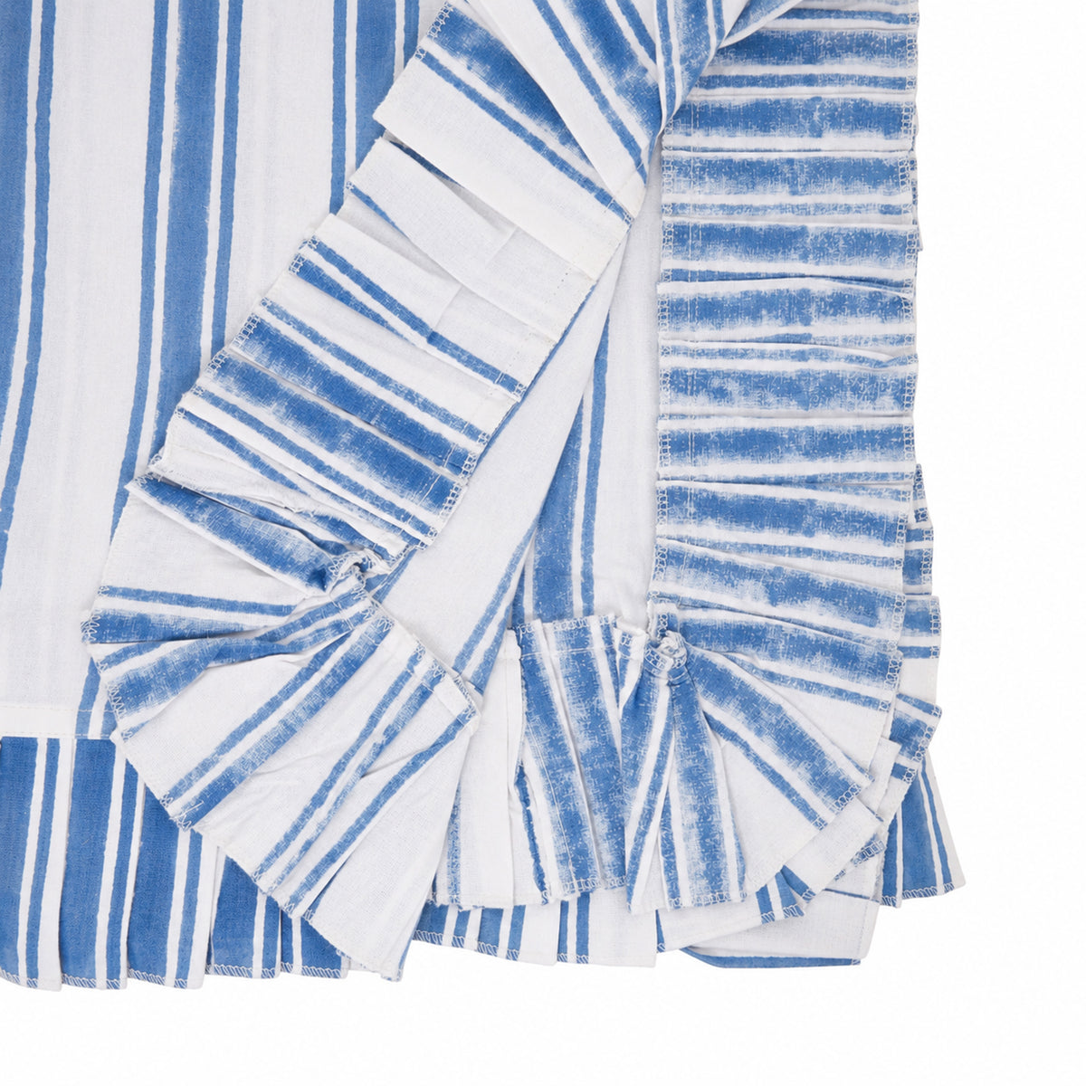 Blue Hand Block Print Tablecloth 100% cotton