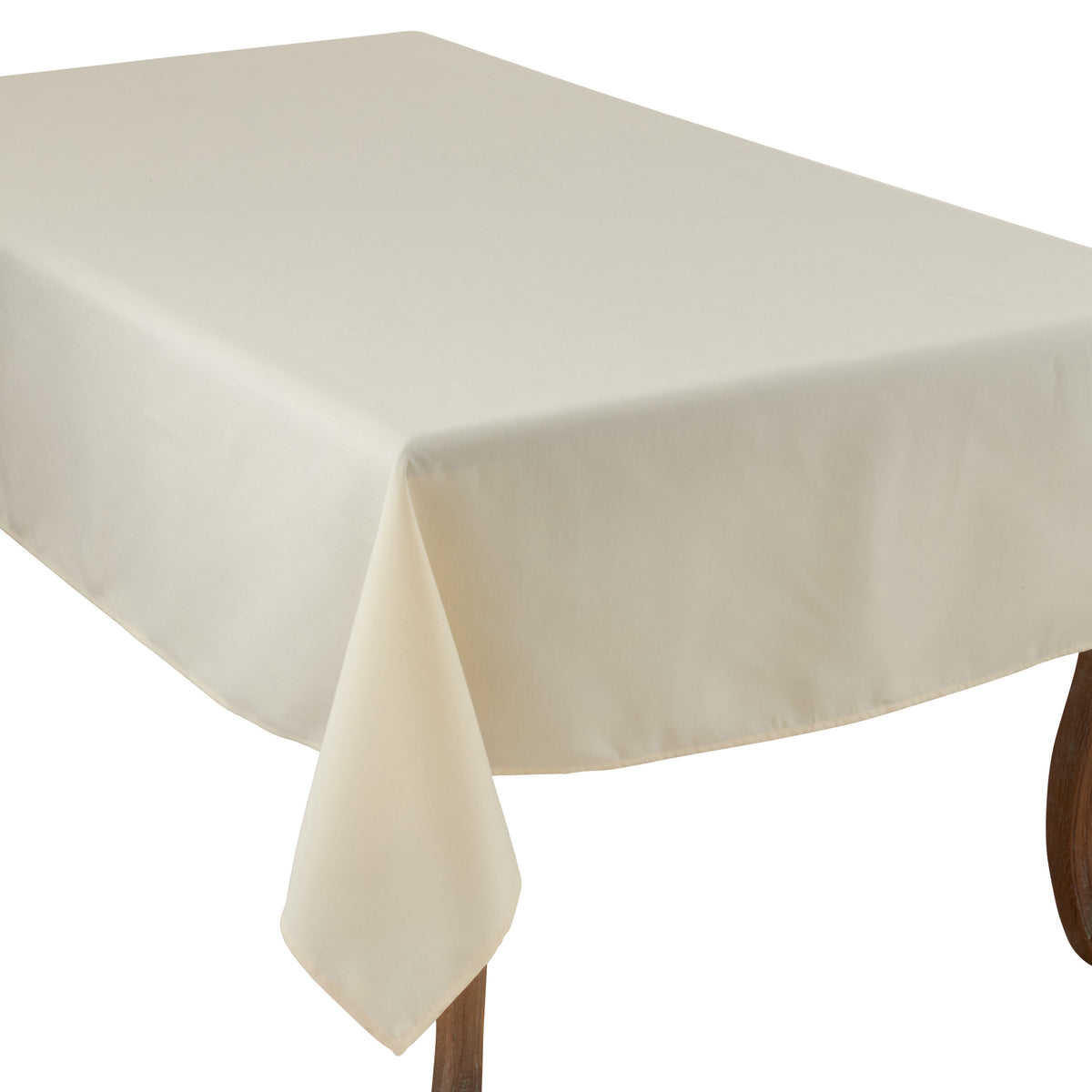 Ivory White Everyday Design Tablecloth 100% polyester
