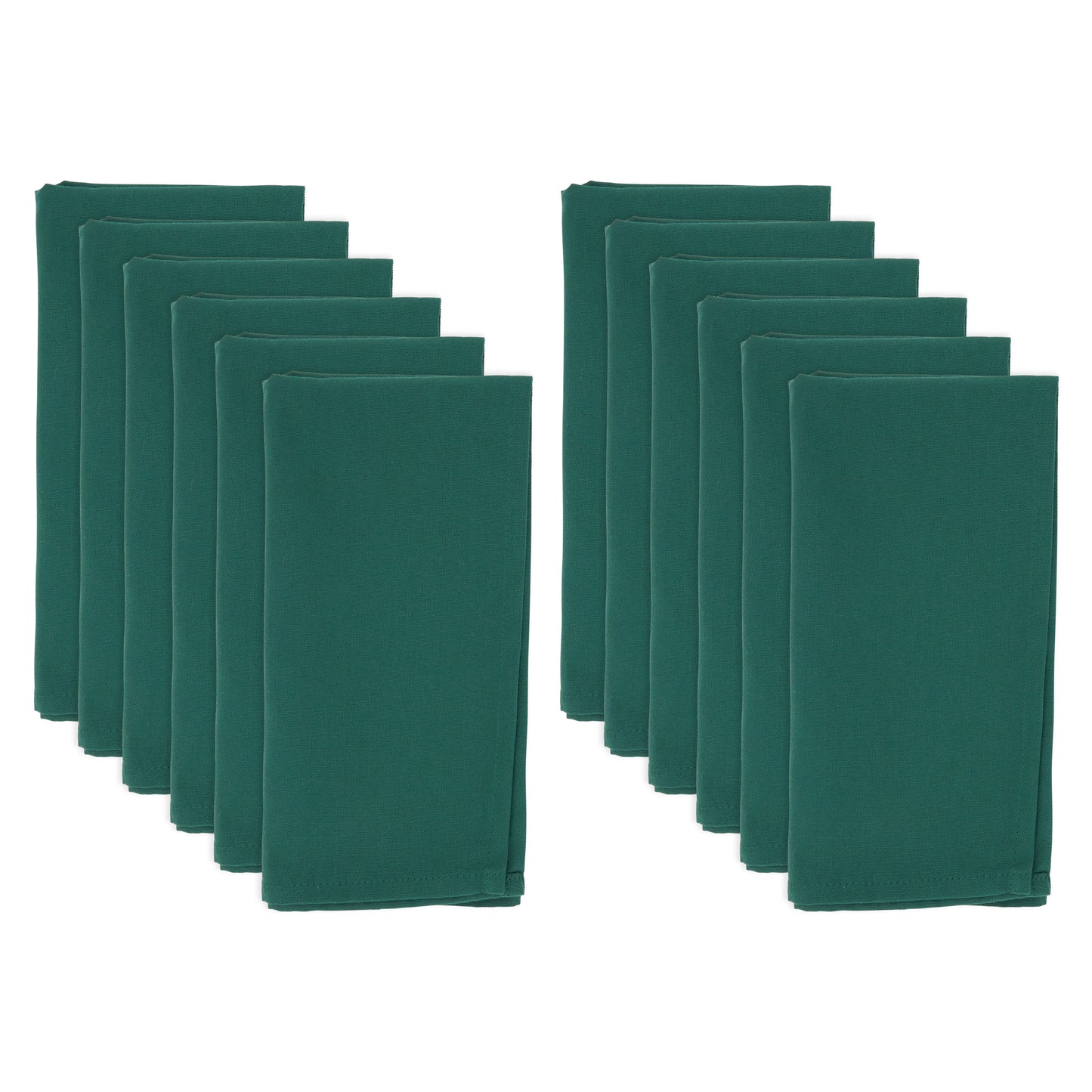 Jasper Green Everyday Design Napkins 100% polyester, 20 Inch Square (12 pcs.)