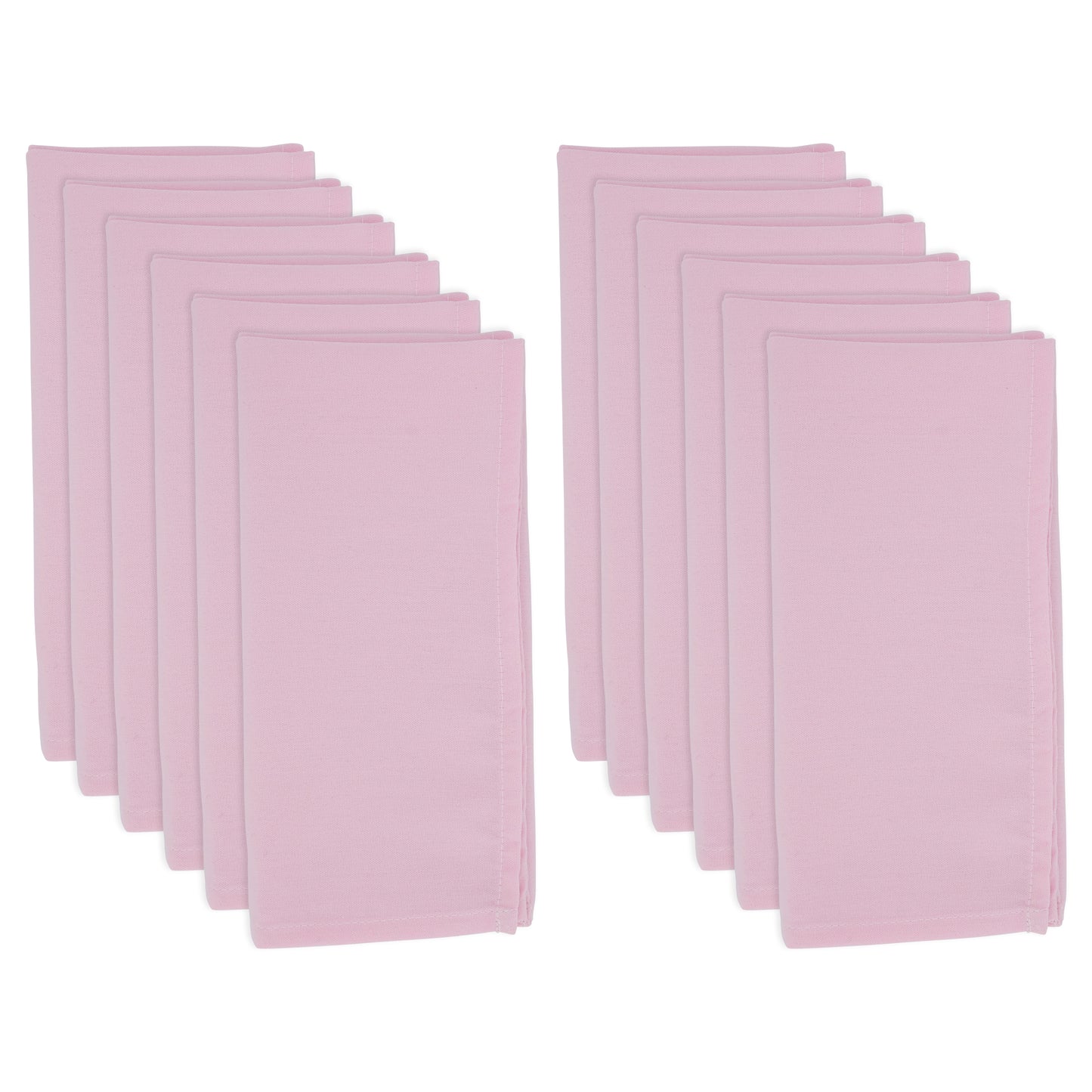 Pink Everyday Design Napkins 100% polyester, 20 Inch Square (12 pcs.)