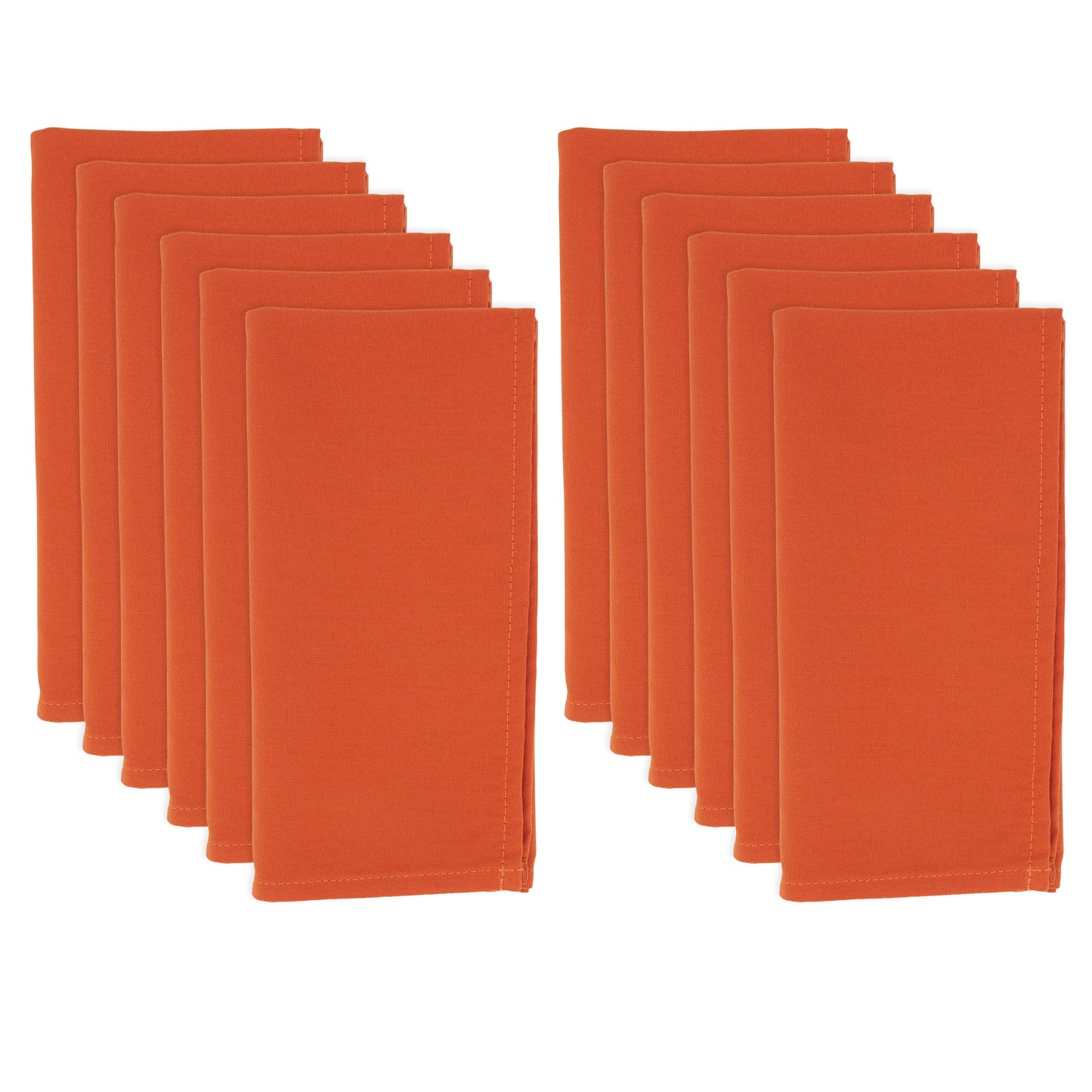 Pumpkin Everyday Design Napkins 100% polyester, 20 Inch Square (12 pcs.)
