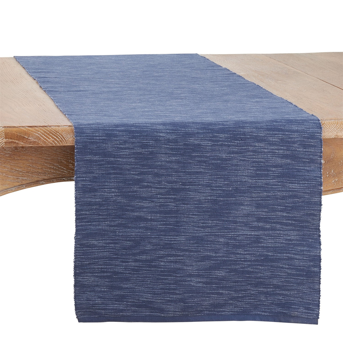 Everyday / All Season Navy Blue Classic Design Table Runner, 100% cotton