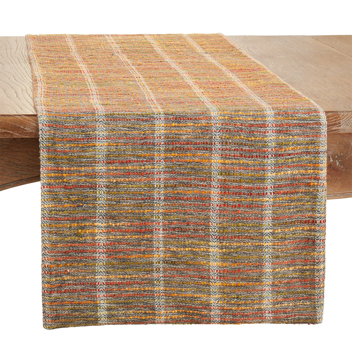 Everyday / All Season Multi Striped Table Runner, 80% cotton - 20% acrylic