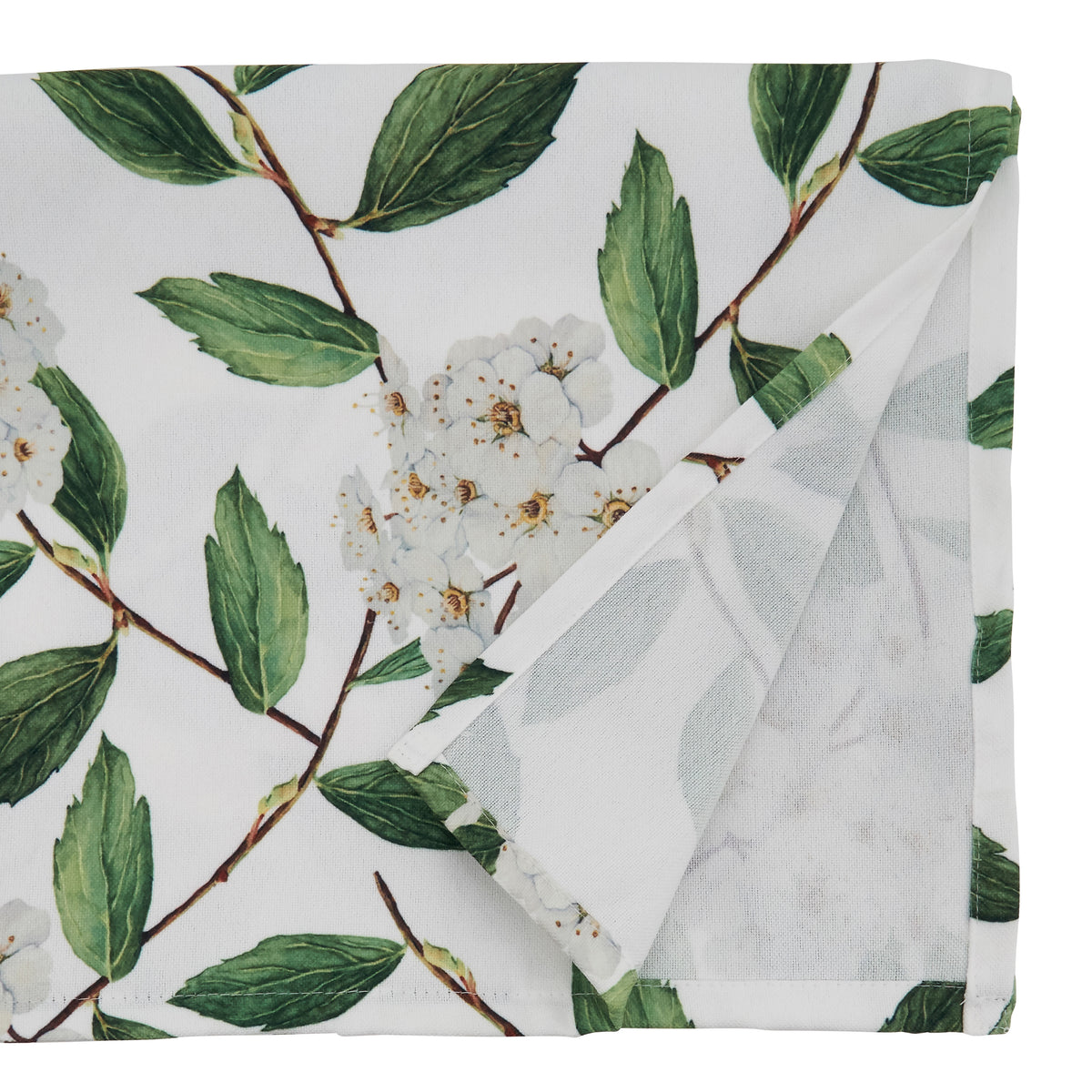 Green Floral Topper 100% polyester