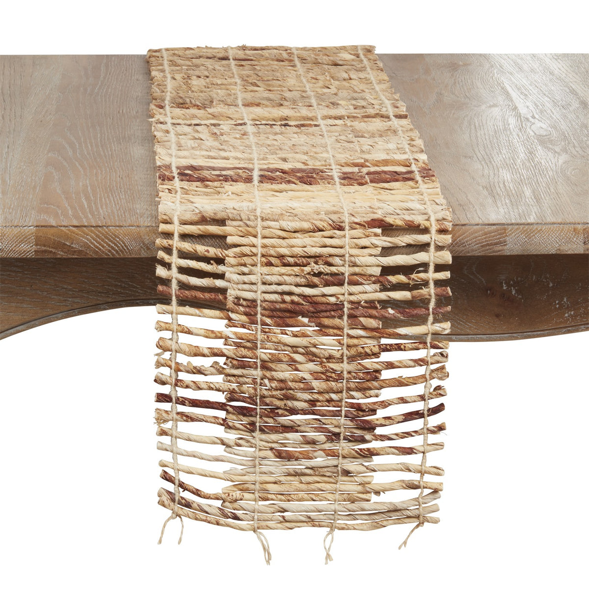 Everyday / All Season Wheat Twig Table Runner, 95% abaca, 5% jute