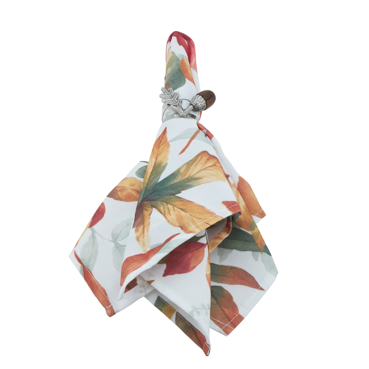 Multi Fall Leaf Napkins 100% polyester, 20 Inch Square (4 pcs.)