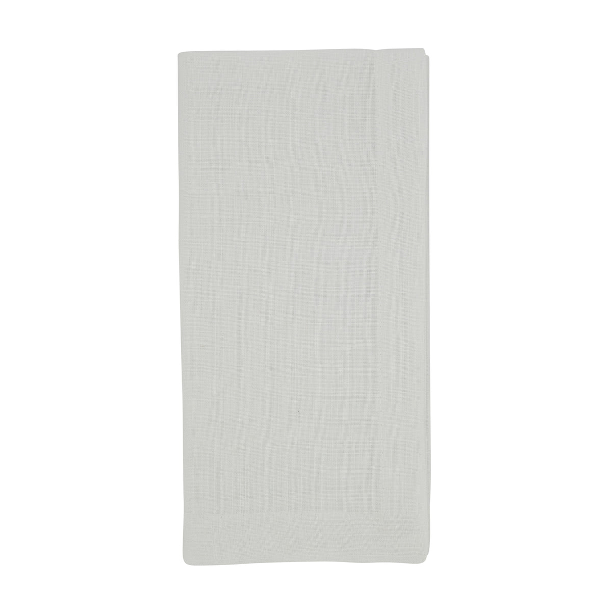 White Plain Linen Napkins 100% linen, 20 Inch Square (4 pcs.)