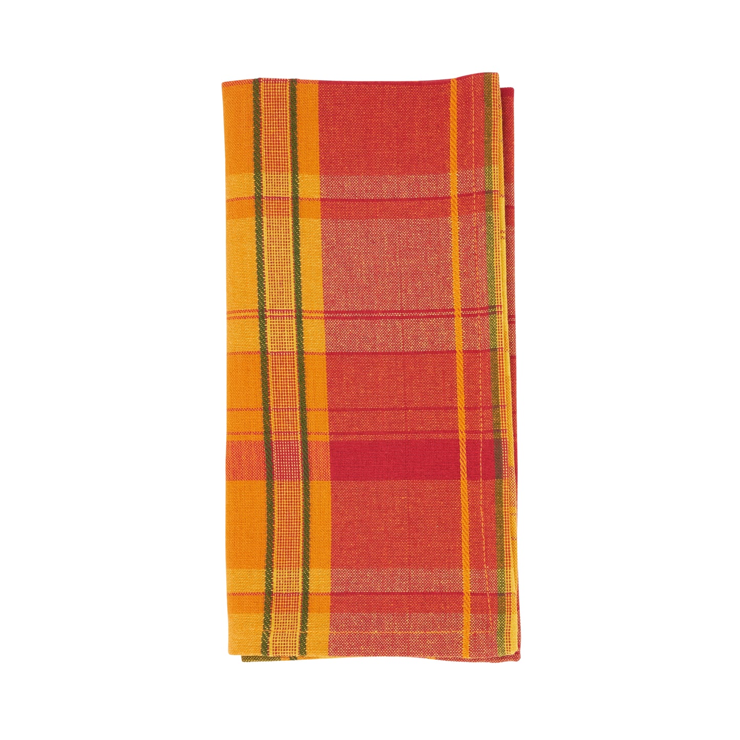 Terracotta Harvest Design Napkins 100% cotton, 20 Inch Square (4 pcs.)