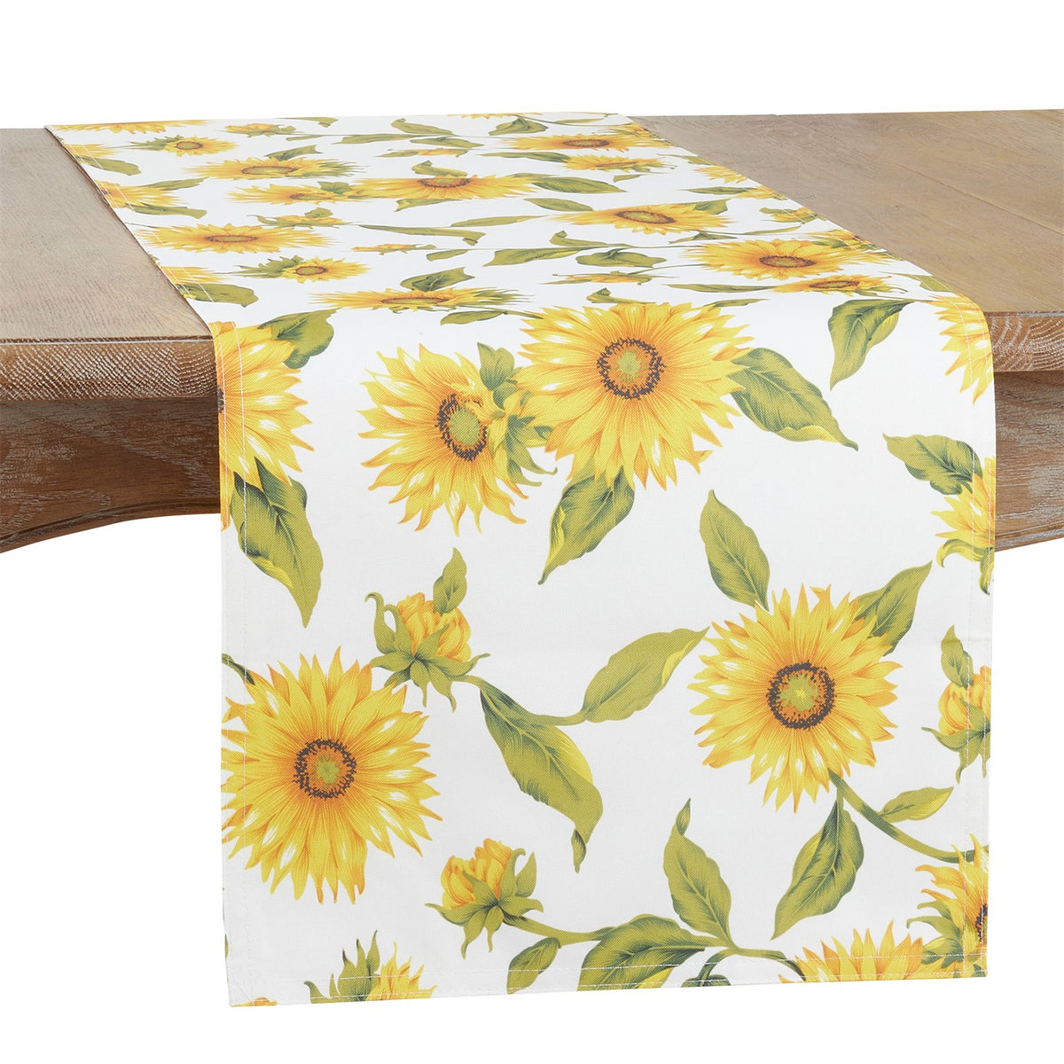 Everyday / All Season Yellow Sunflower Table Runner, 100% Polyester