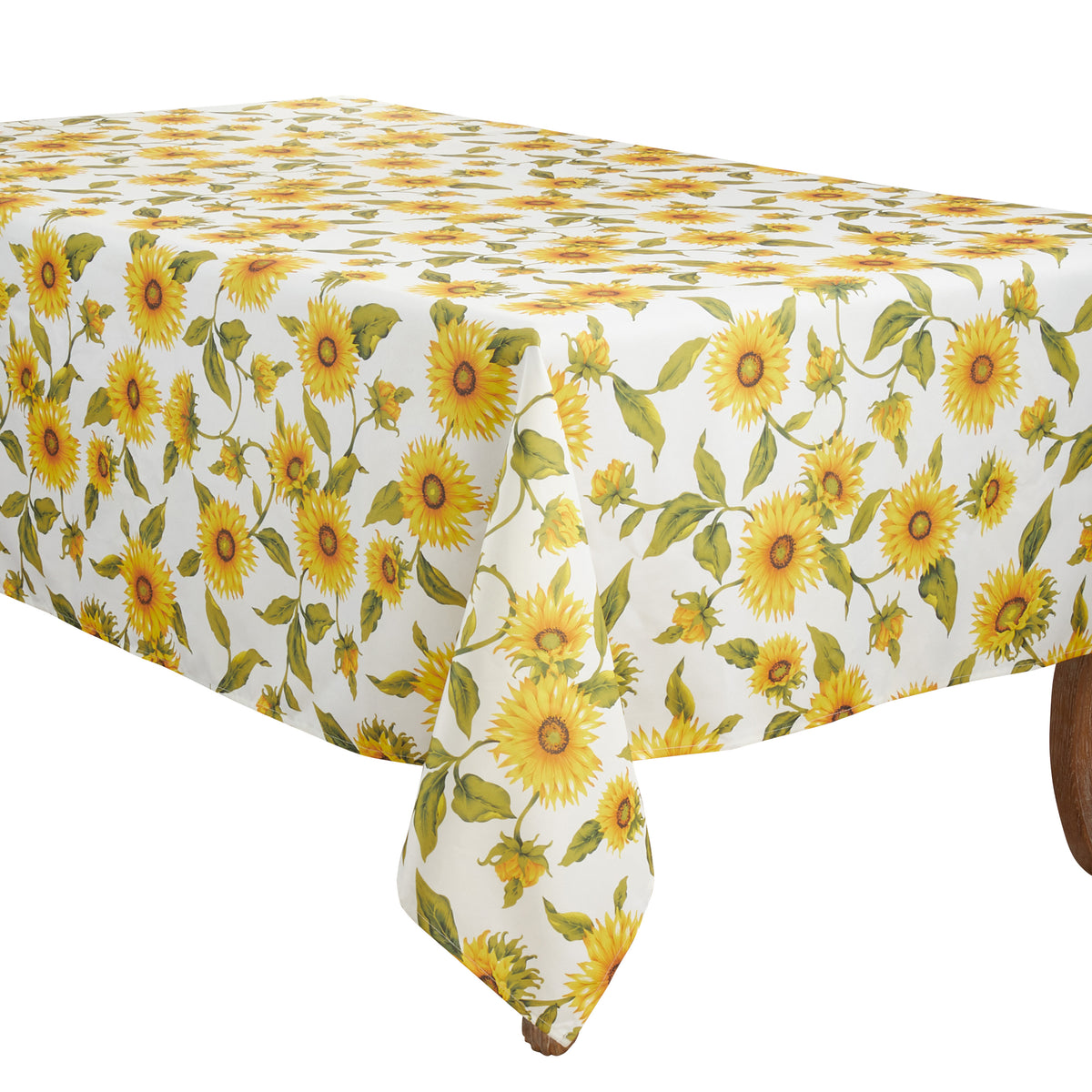Yellow Sunflower Tablecloth 100% Polyester