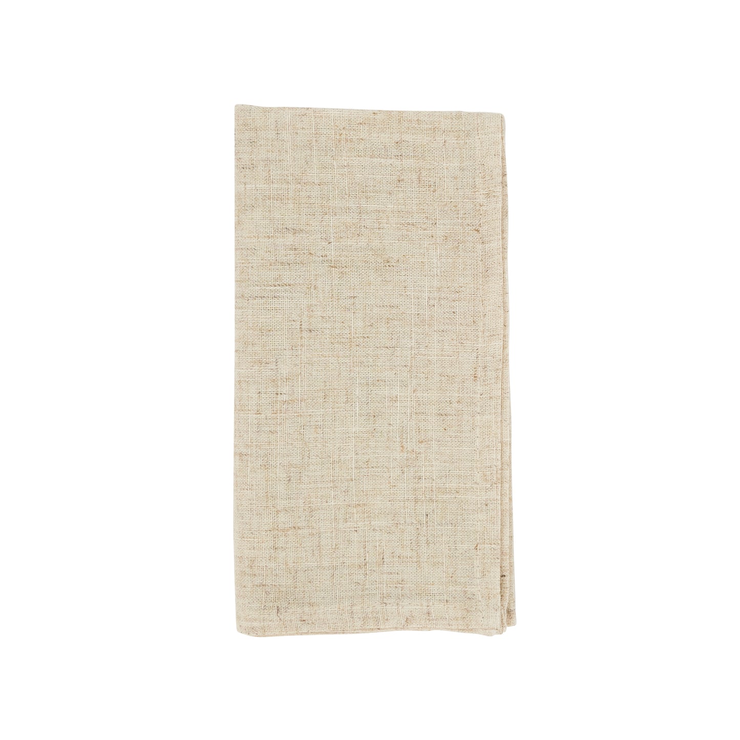 Natural Toscana Dinner Napkins (No Hemstitch) 80% polyester - 20% linen, 18 Inch Square (12 pcs.)