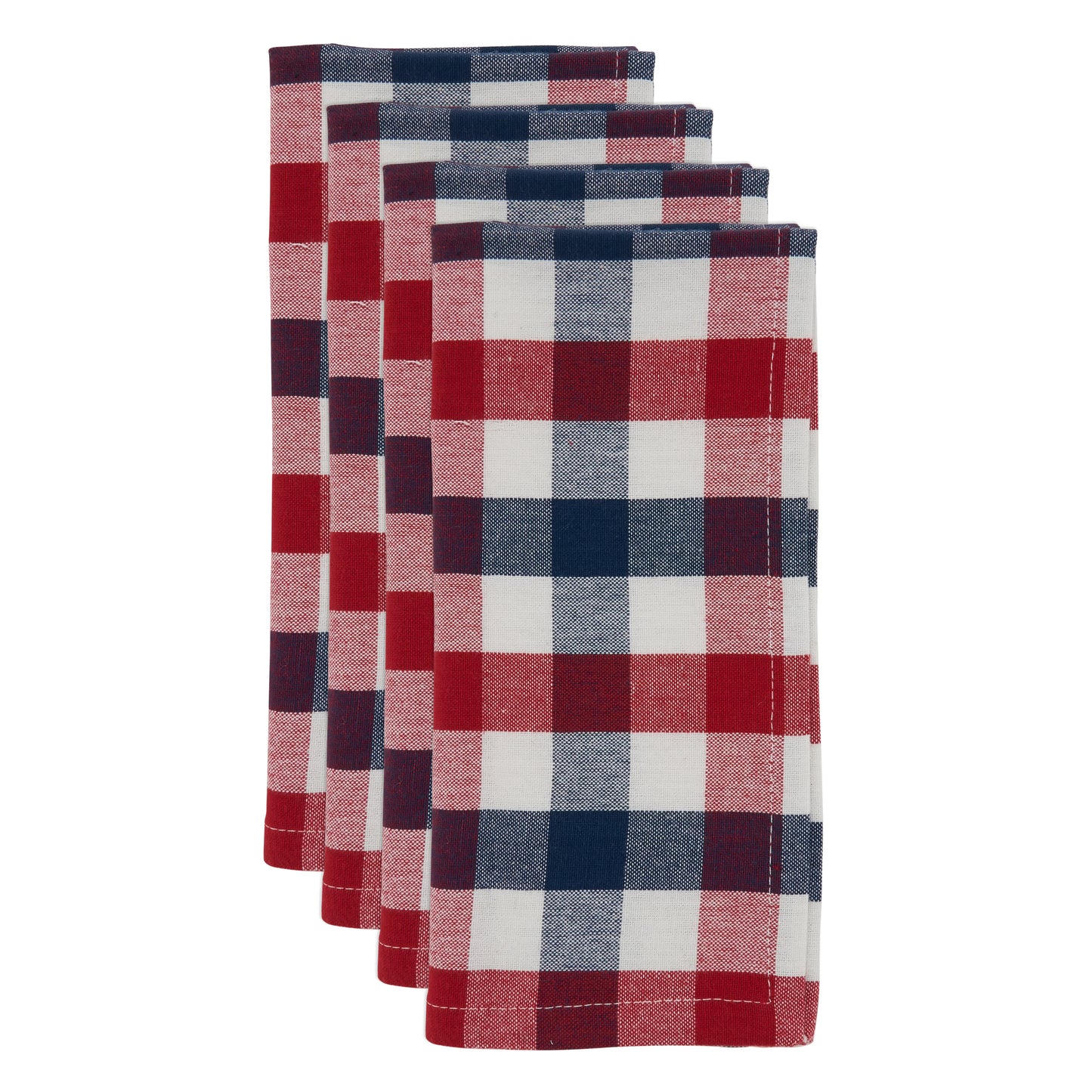 Multi Gingham Check Napkins 100% cotton, 20 Inch Square (4 pcs.)