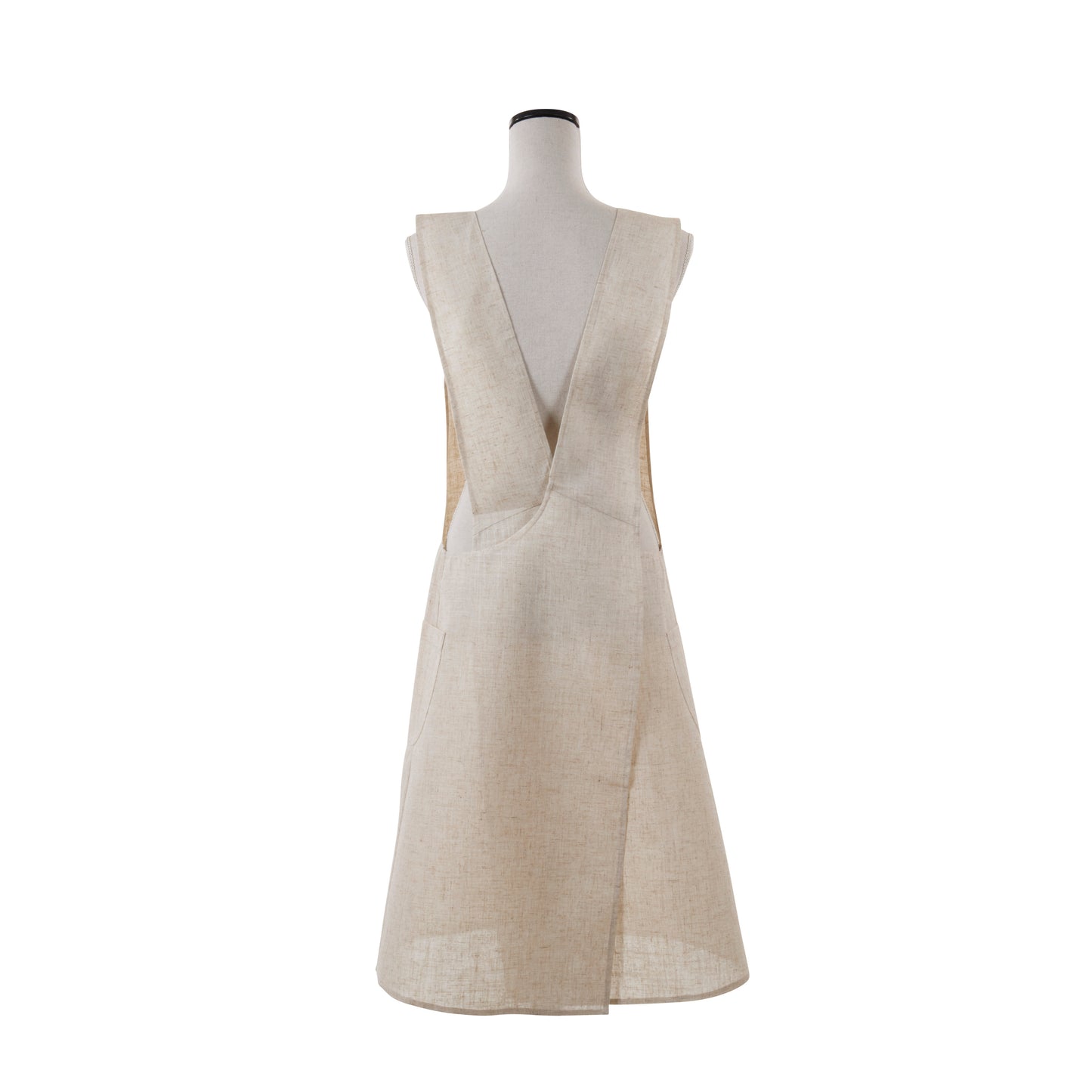 Natural Tan Criss-cross Toscana Apron 80% polyester - 20% linen Size: 28" x 35"