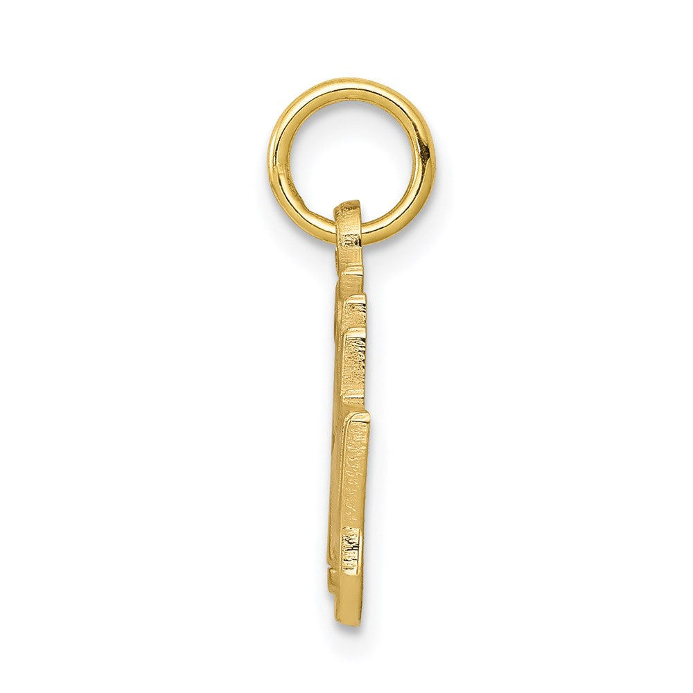 Million Charms 10K Yellow Gold Themed 25Th Anniversary Milestone Charm