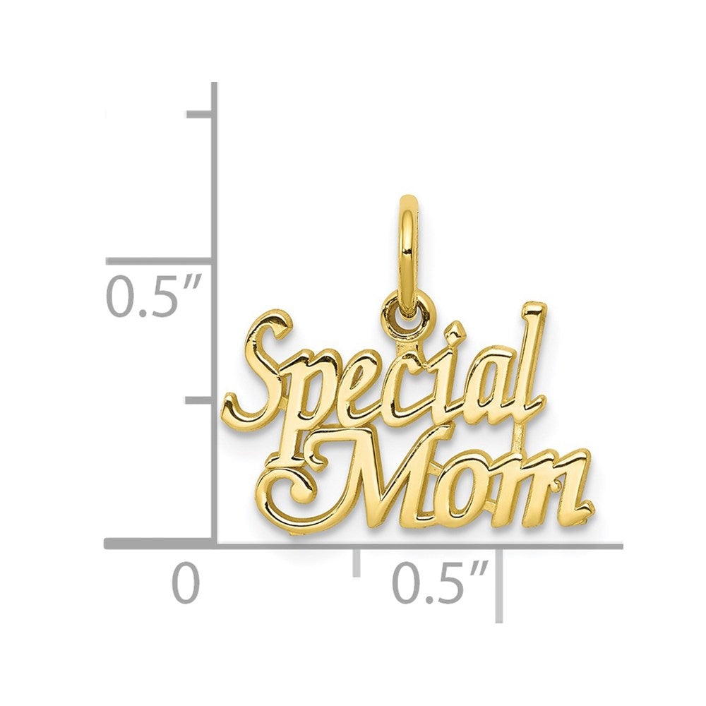 Million Charms 10K Yellow Gold Themed Mom Charm