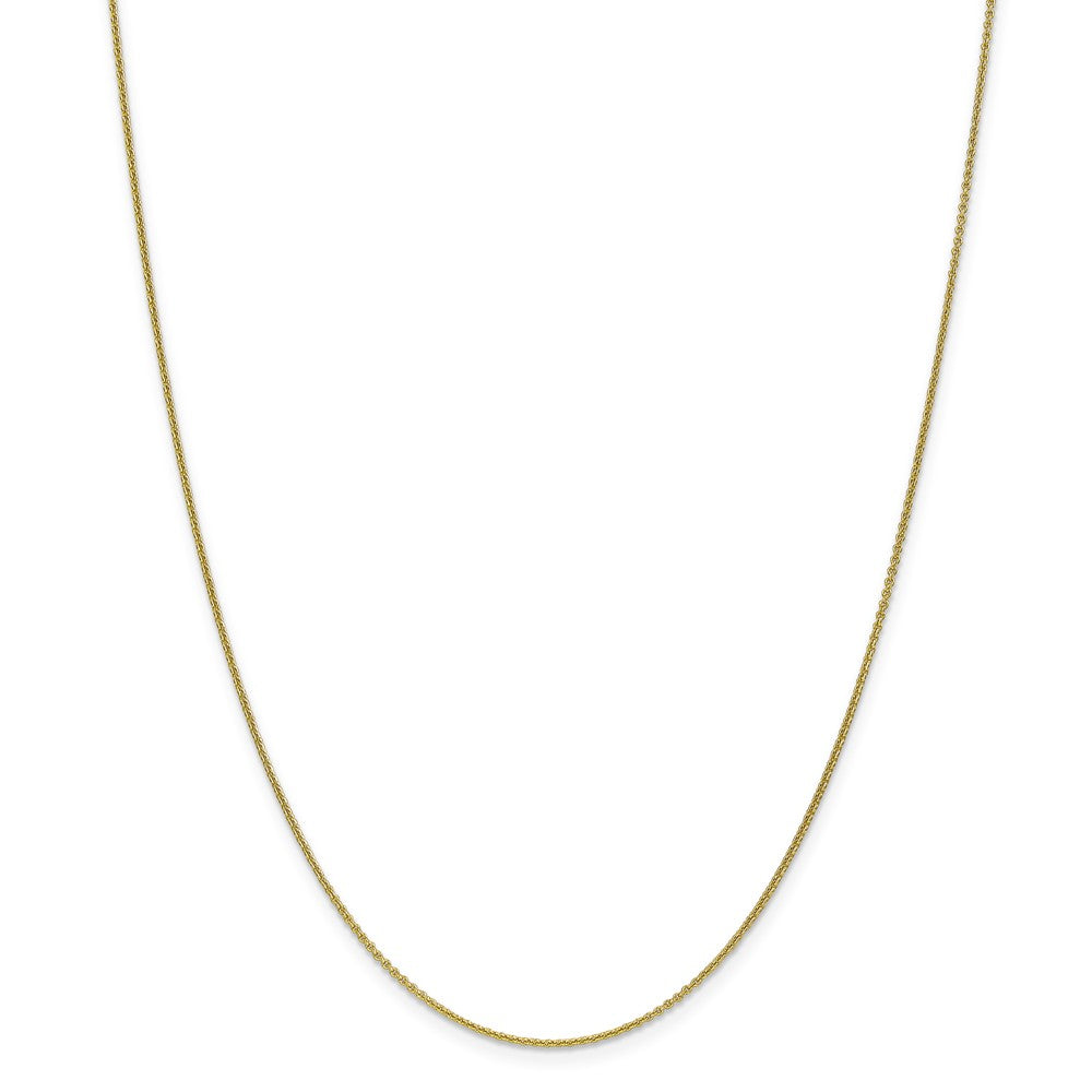 Million Charms 10k Yellow Gold, Necklace Chain, 1mm Cable Chain, Chain Length: 16 inches