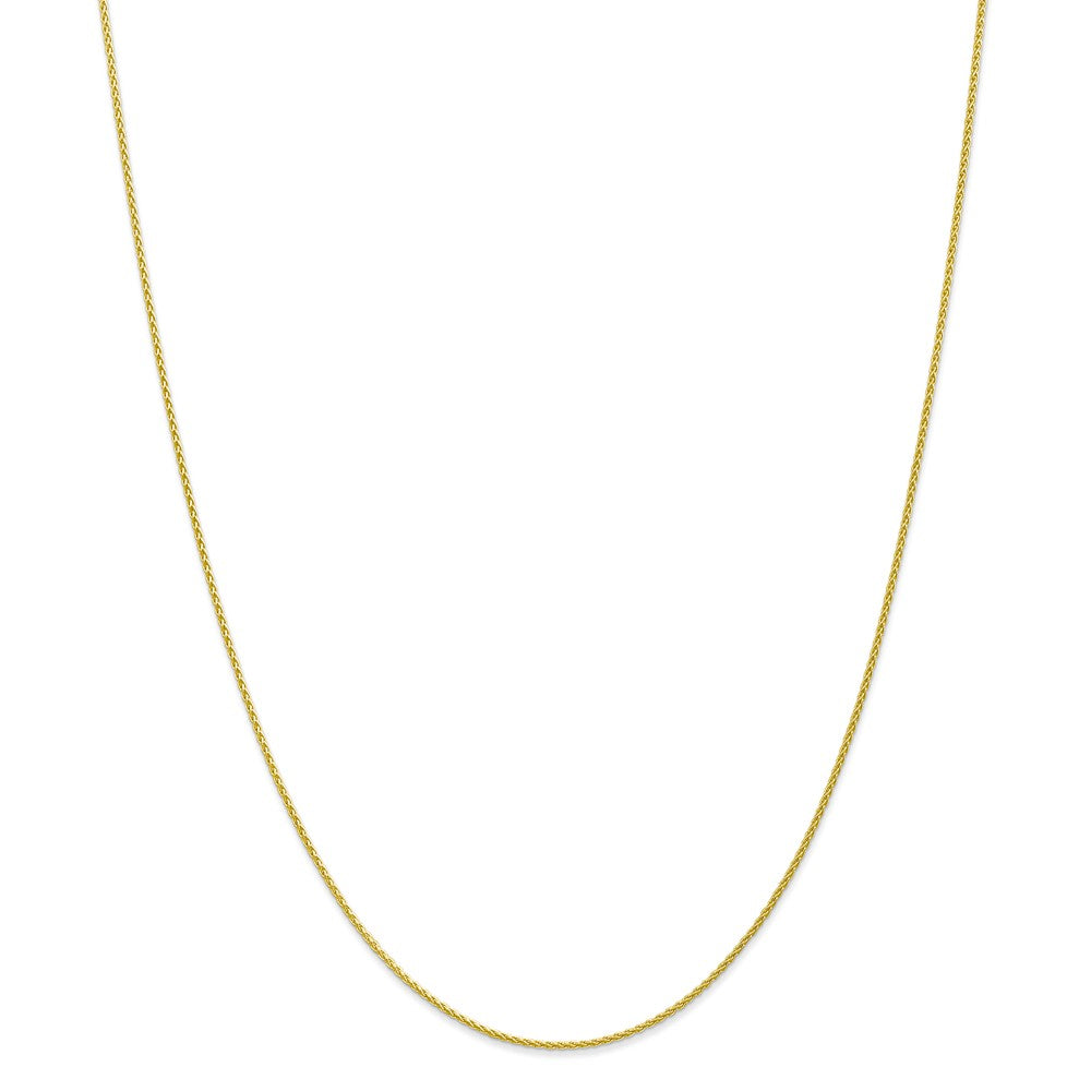 Million Charms 10k Yellow Gold, Necklace Chain, 1.2mm Parisian Wheat Chain, Chain Length: 20 inches