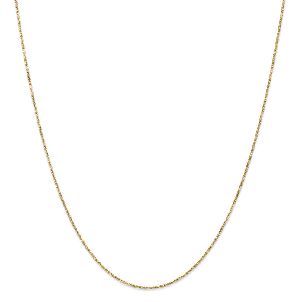 Million Charms 10k Yellow Gold, Necklace Chain, YG 1mm Spiga Chain, Chain Length: 16 inches
