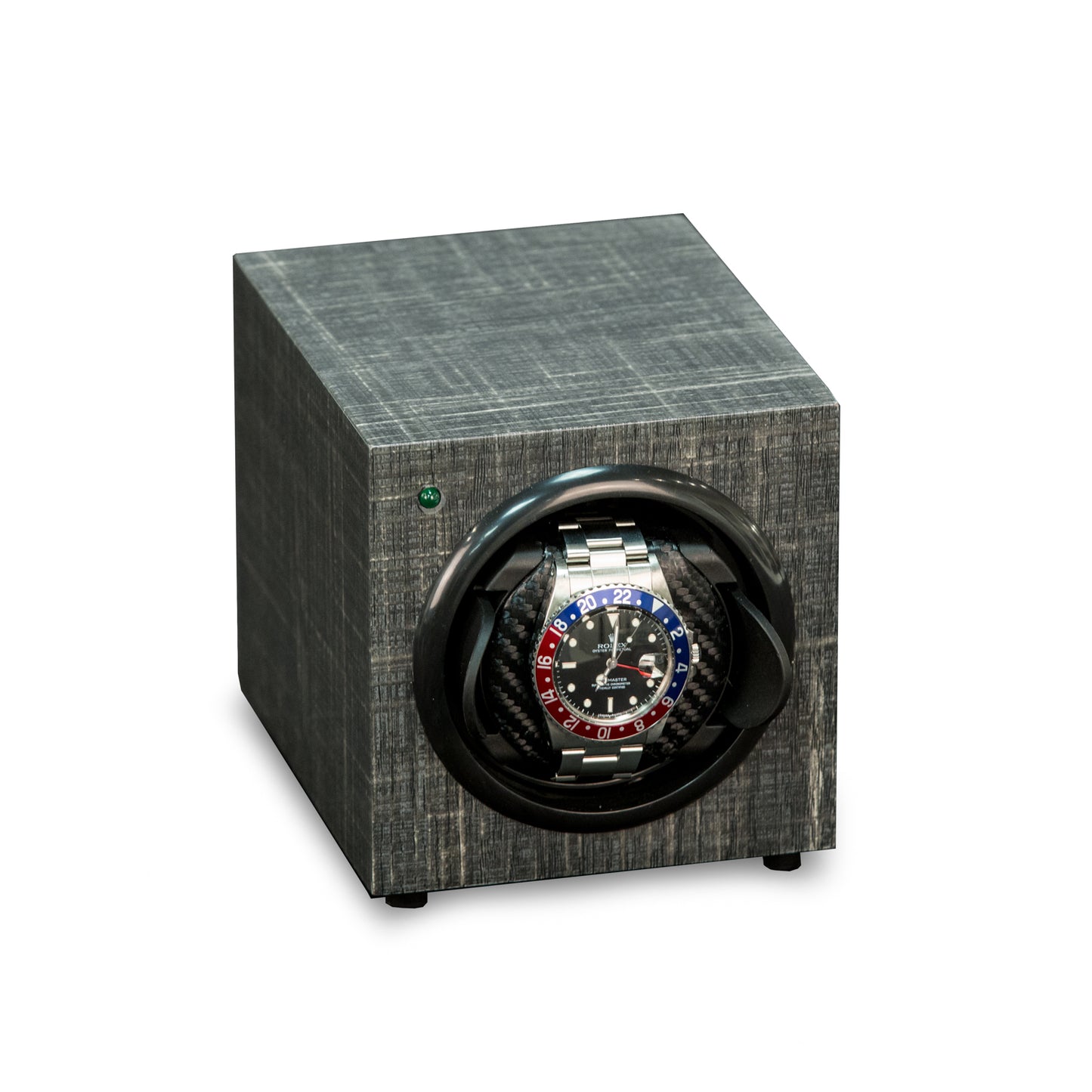 Occasion Gallery Grey Color Gray Single Watch Winder 8 L x 7.5 W x 3 H in.