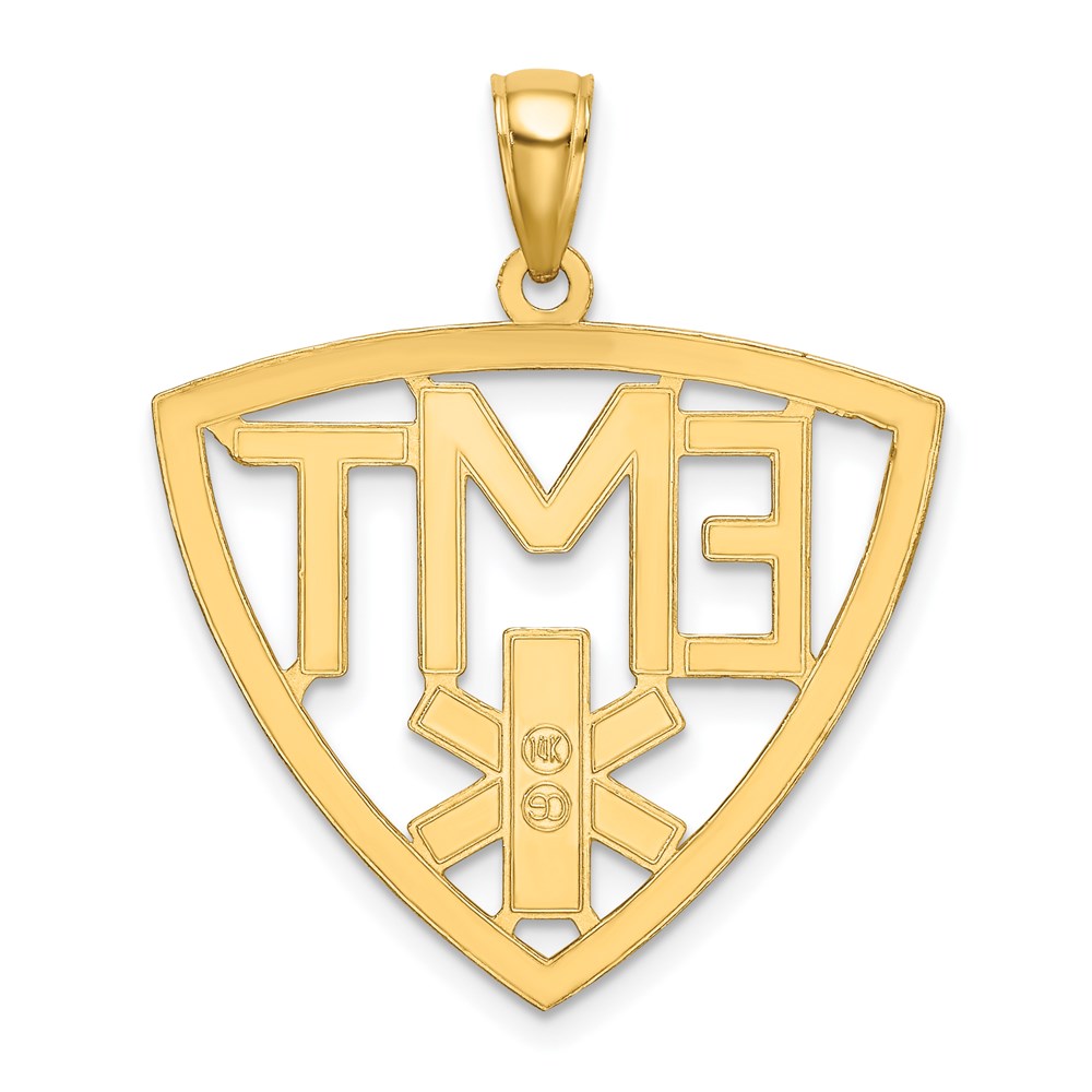 Million Charms 14K Yellow Gold Themed Emergency Medical Technician Charm