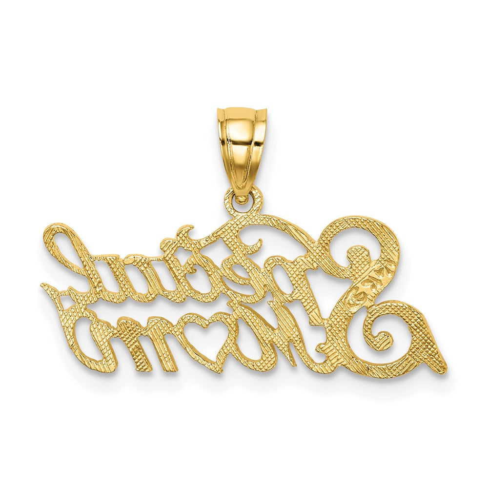 Million Charms 14K Yellow Gold Themed Special Mom Charm