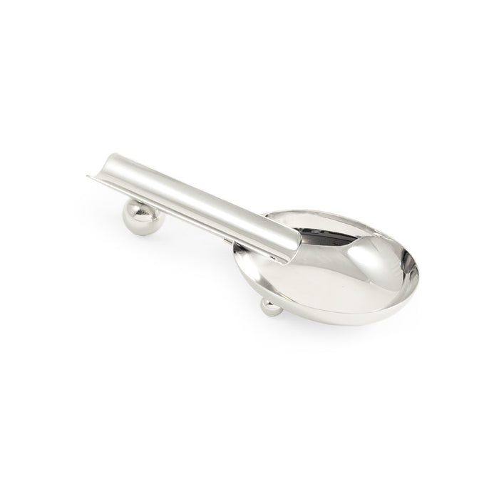 Occasion Gallery Silver Color Stainless Steel Single Cigar Ashtray. 6.25 L x 2.35 W x 1 H in.