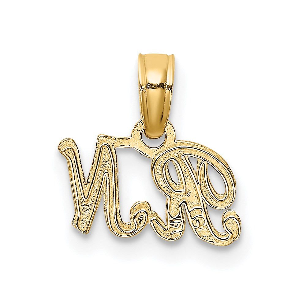 Million Charms 14K Yellow Gold Themed RN (Registered Nurse) Charm
