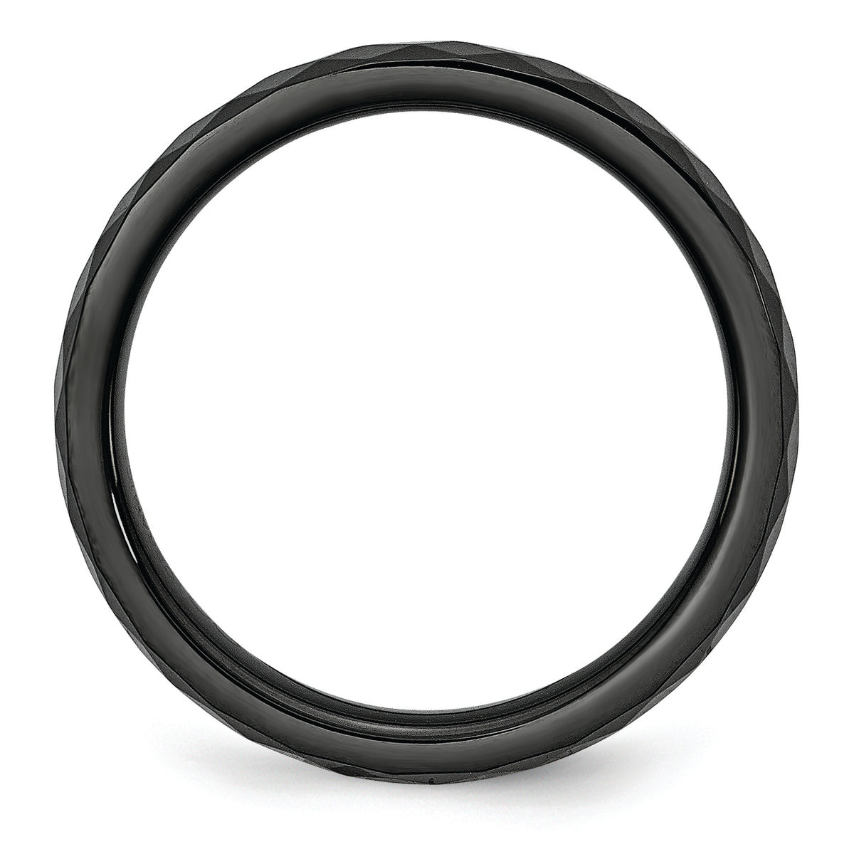 Chisel Brand Jewelry, Stainless Steel Polished Grey Carbon Fiber Inlay Men's Bracelet