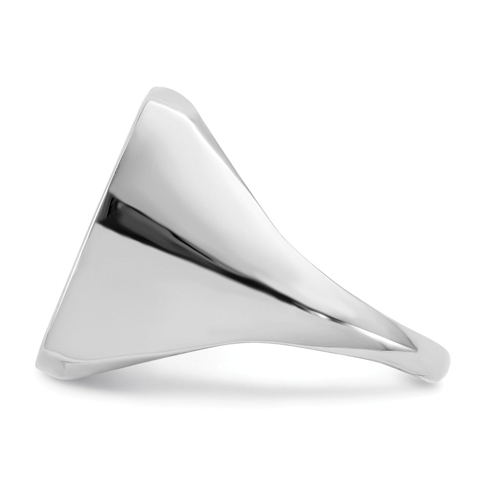 14k White Gold 1/10AE Polished Coin Ring, Size: 10