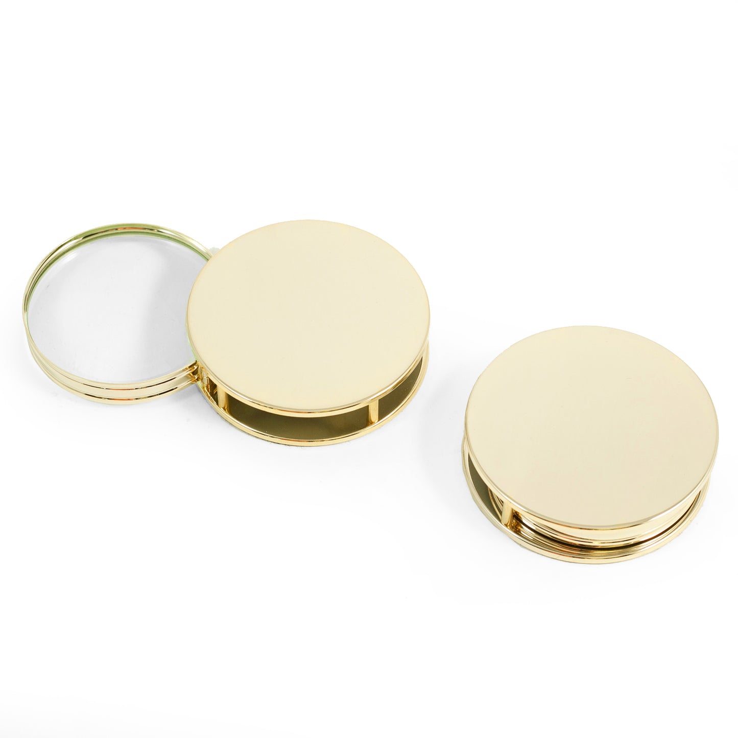 Occasion Gallery Gold Color Gold Plated Paperweight & Fold Out Magnifier with 3X Magnification. 2.75 L x 0.65 W x H in.