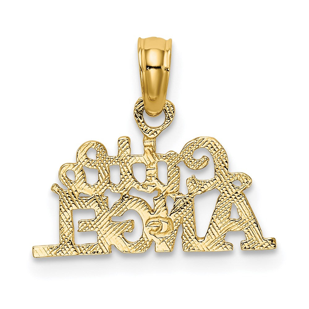 Million Charms 14K Yellow Gold Themed Little Angel Charm