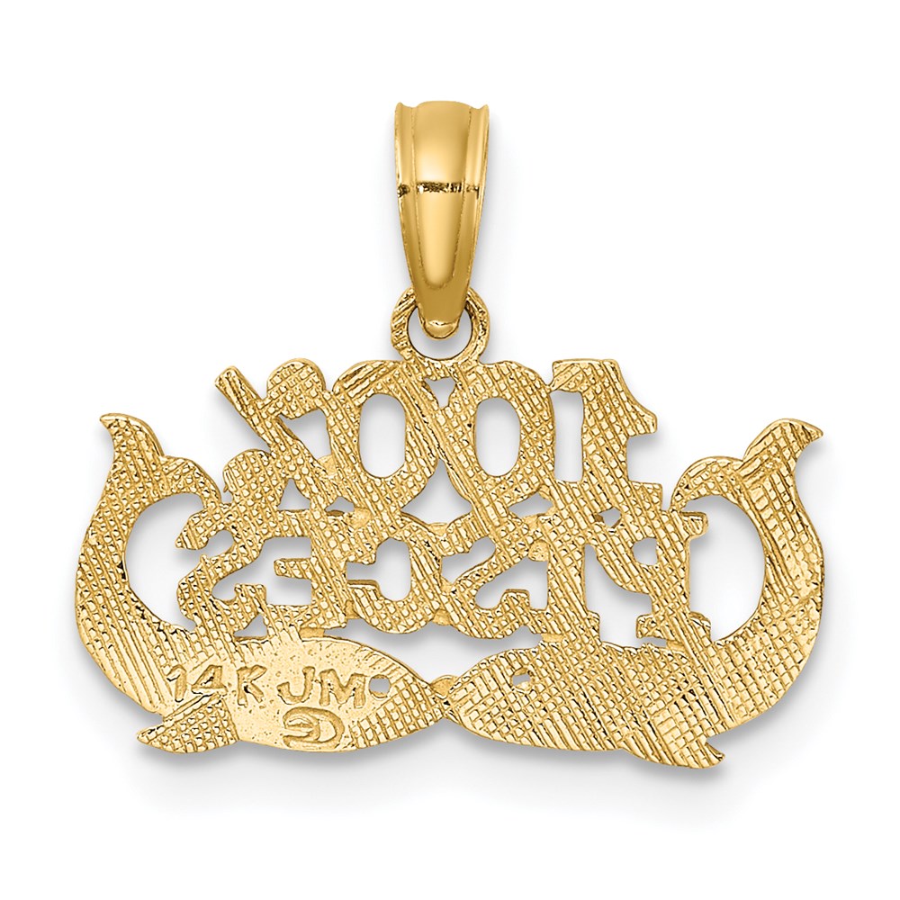 Million Charms 14K Yellow Gold Themed 100% Pisces Charm