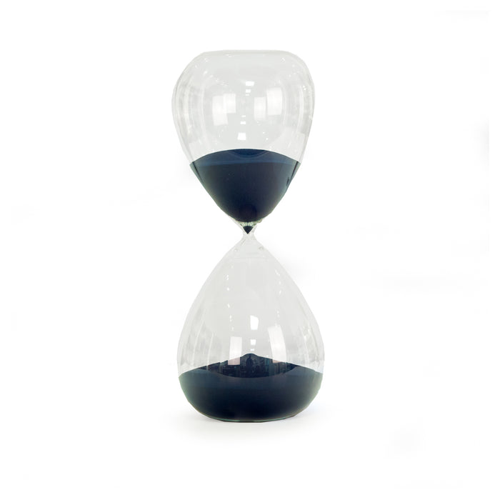 Occasion Gallery Navy Color 240 Minute Sand Timer with Navy Sand. 7 L x  W x 17.75 H in.