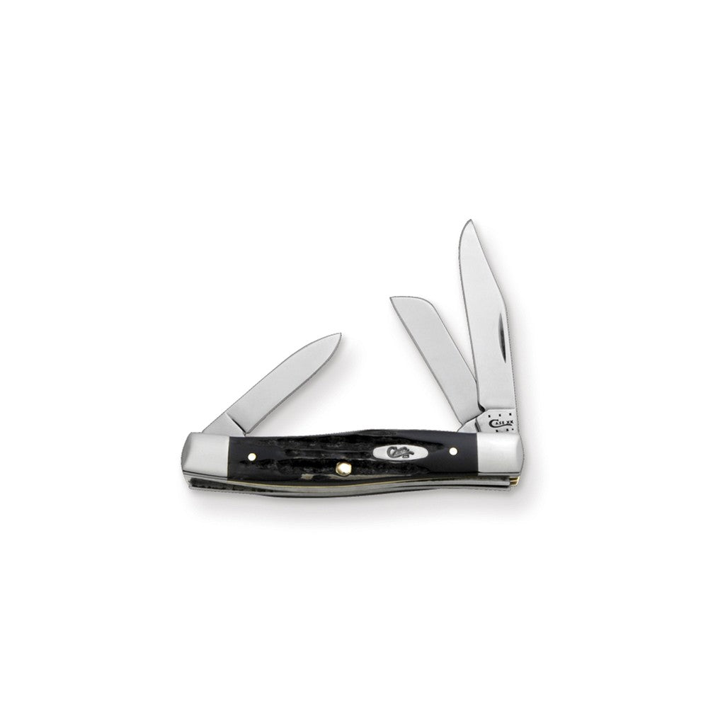 Case Buffalo Horn Medium Stockman Knife