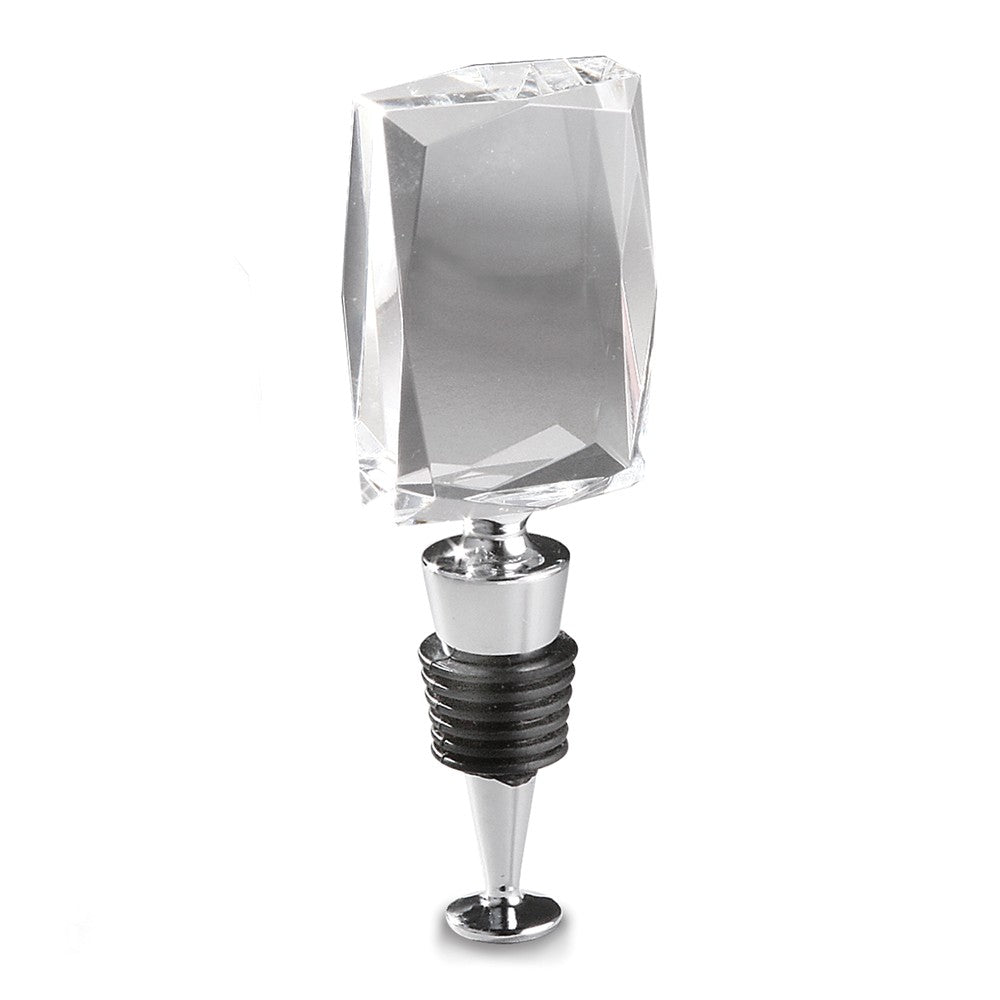 Occasion Gallery® Optical Crystal Vertical Rectangular Wine Stopper