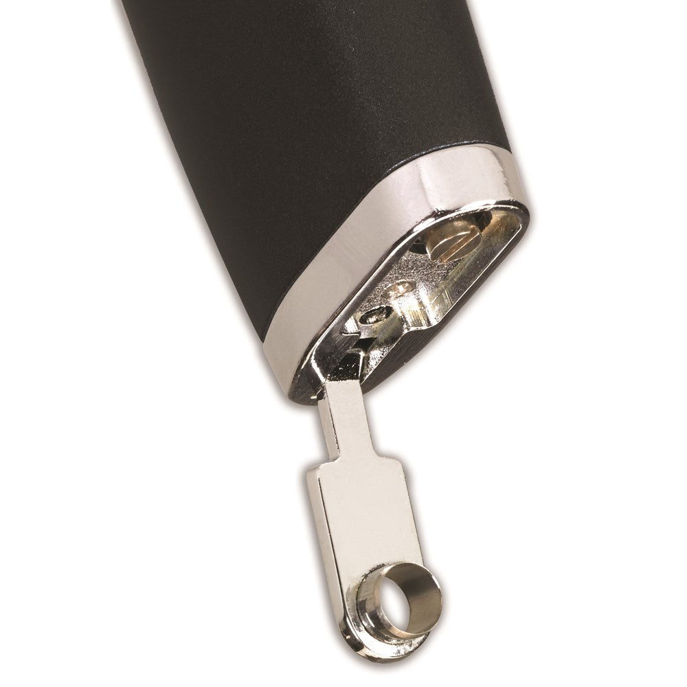 Vertigo Twister Black Matte and Brushed Chrome Quad Flame Torch Lighter