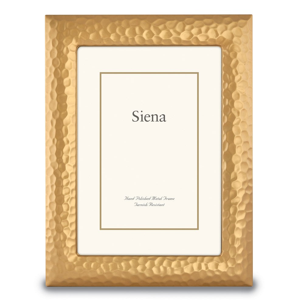 Occasion Gallery Gold-tone Hammered 8x10 Photo Picture Frame