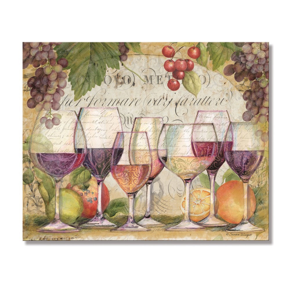 Occasion Gallery® Wine Country Glass Cutting Board