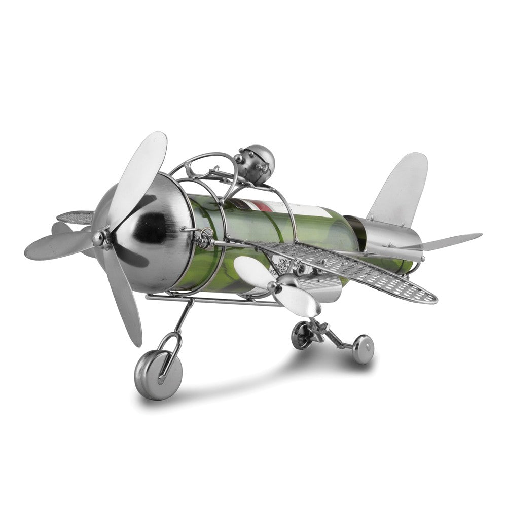 Occasion Gallery® Airplane Metal Wine Caddy
