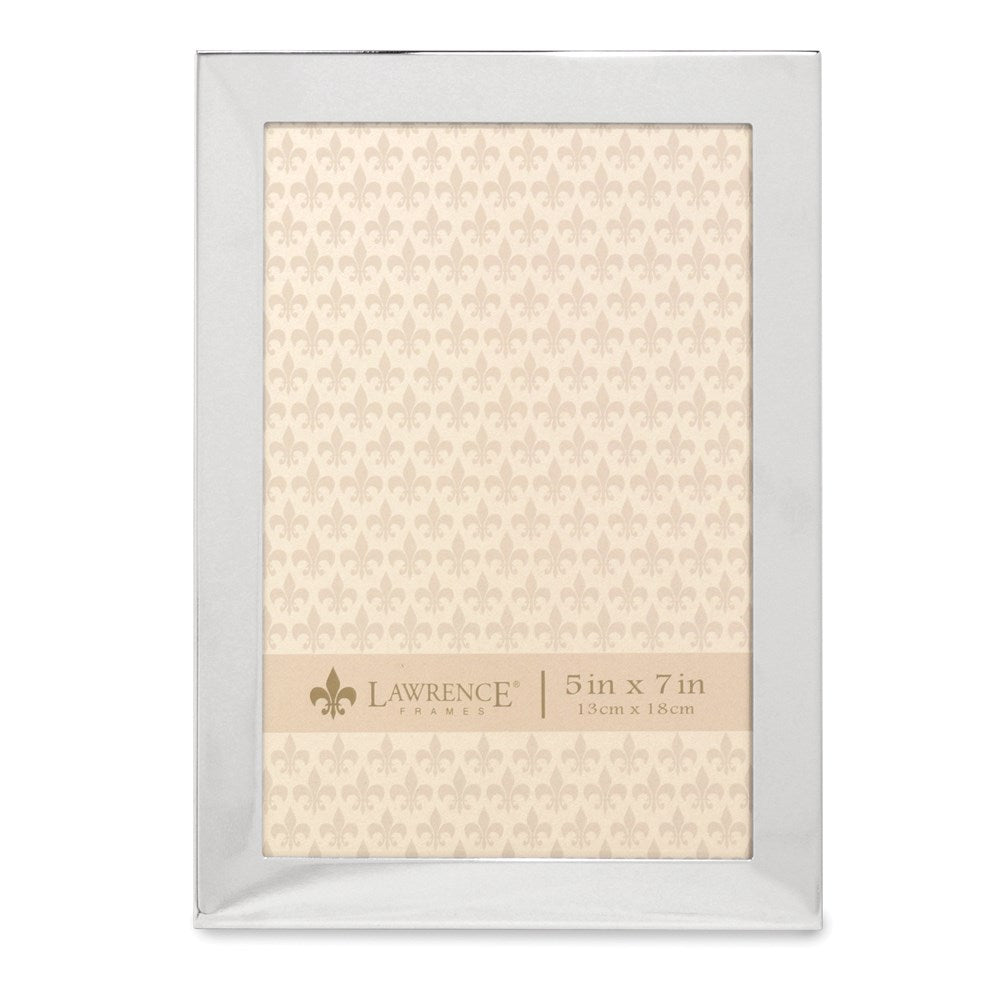 Occasion Gallery 5x7 Flat Silver-tone Metal Photo Picture Frame
