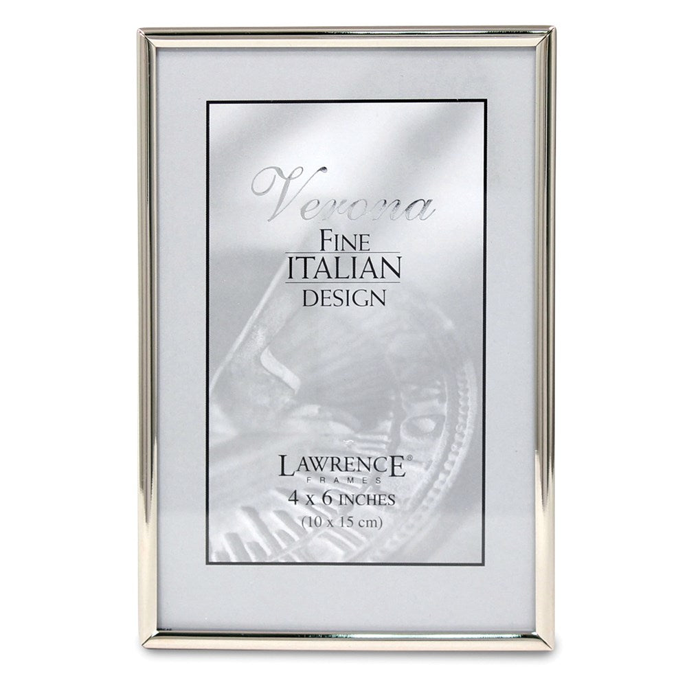 Occasion Gallery 4x6 Simply Silver-tone Metal Photo Picture Frame