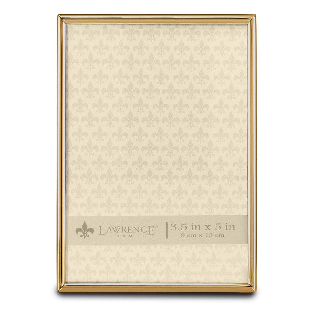Occasion Gallery 3.5x5 Simply Gold-tone Metal Photo Picture Frame