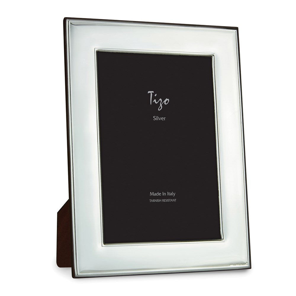 Occasion Gallery 925 Sterling Silver Plain Wide 4x6 Photo Picture Frame
